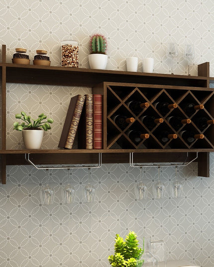 Wall Mounted Wine Rack Organizer - Giantexus