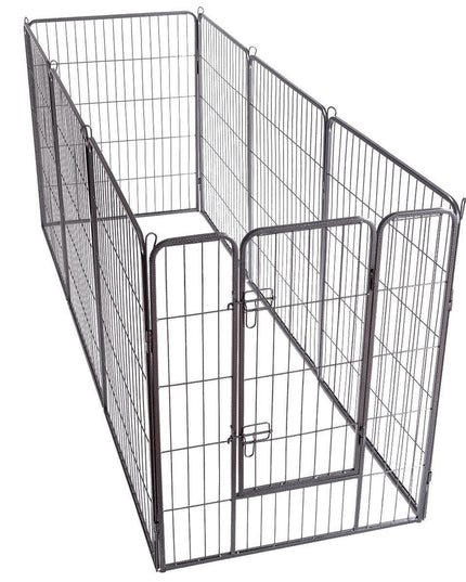 40 inch Dog Playpen with Door, 16 Panels - Giantex