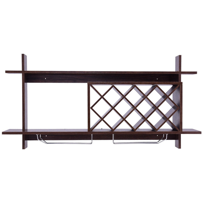 Wall Mounted Wine Rack Organizer - Giantexus