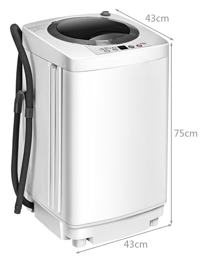 Portable 8 lbs Load Capacity Compact Full-Automatic Laundry