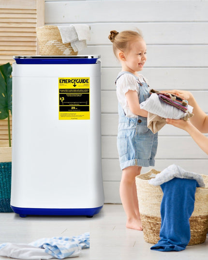 Full Automatic Washing Machine, 2 In 1 Laundry Washer for Apartment