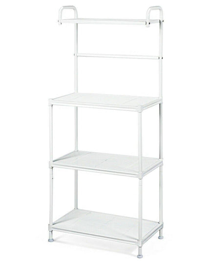 4-Tier Kitchen Microwave Storage Rack Oven Stand - Giantexus