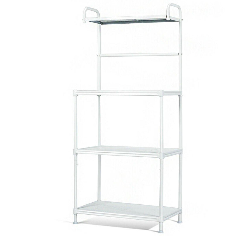 4-Tier Kitchen Microwave Storage Rack Oven Stand - Giantexus
