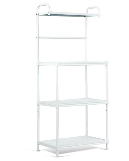 4-Tier Kitchen Microwave Storage Rack Oven Stand - Giantexus