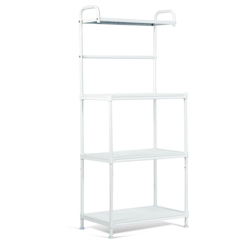 4-Tier Kitchen Microwave Storage Rack Oven Stand - Giantexus