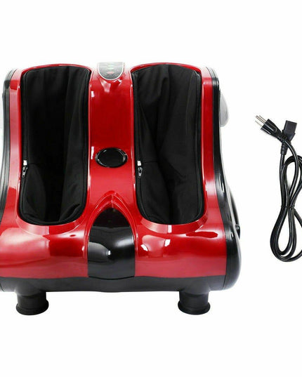 Giantex Foot Calf Leg Massager Machine, Shiatsu Kneading Rolling Vibration Heating - Giantexus