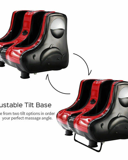Giantex Foot Calf Leg Massager Machine, Shiatsu Kneading Rolling Vibration Heating - Giantexus