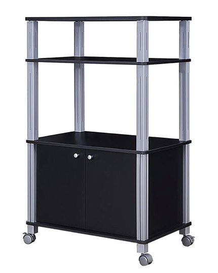 Rolling Kitchen Bakers Rack Microwave Oven Stand