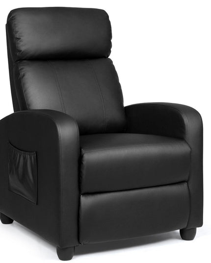 Giantex Recliner Chair for Living Room, Recliner Sofa Wingback Chair w/Massage Function