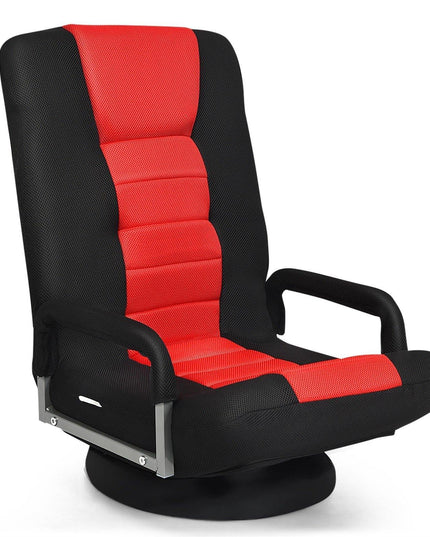360 Degree Swivel Gaming Chair , Foldable Lazy Sofa Chair - Giantexus