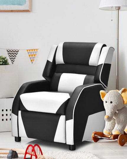 Ergonomic PU Leather Armchair - Giantex