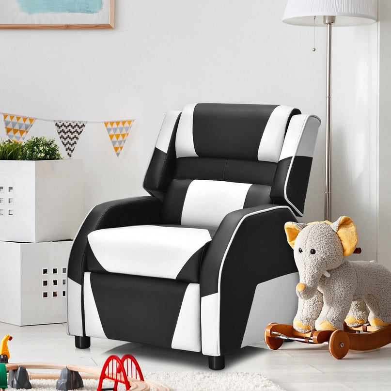 Ergonomic PU Leather Armchair - Giantex
