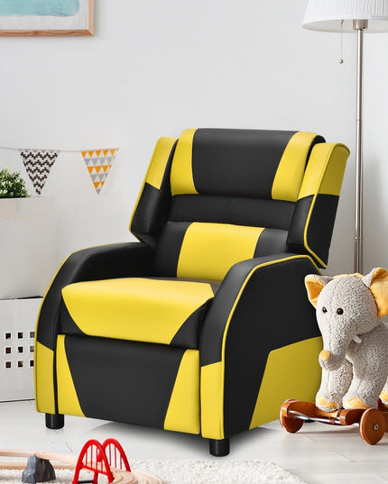 Ergonomic PU Leather Armchair - Giantex