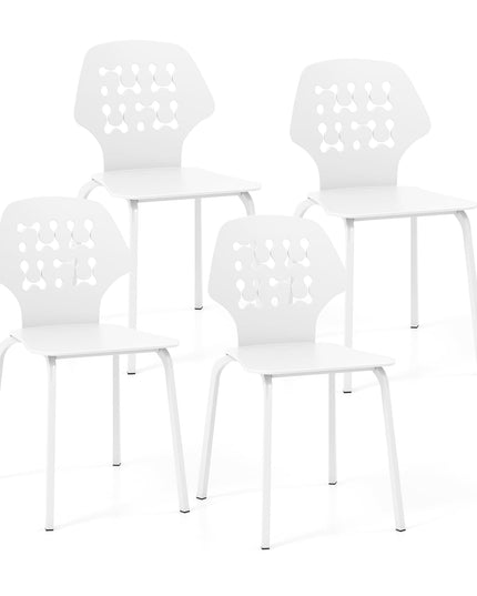 Giantex Metal Dining Chairs Set of 4