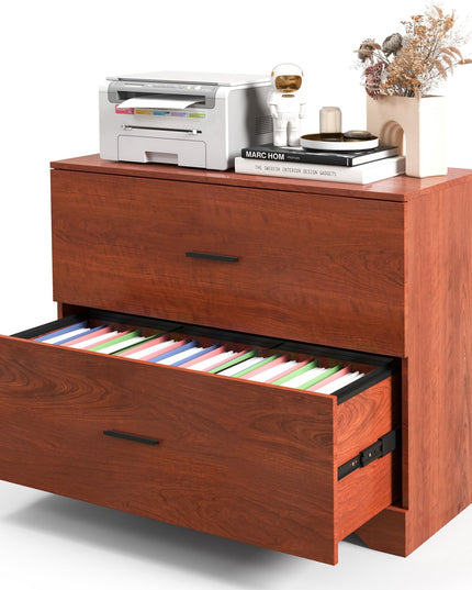 Giantex 2-Drawer Lateral File Cabinet Printer Stand