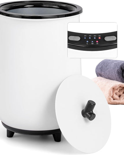 Giantex Towel Warmer for Bathroom - 23L Large Blanket Warmer with 3 Heat Settings, Built-in Timer, Auto Shut Off