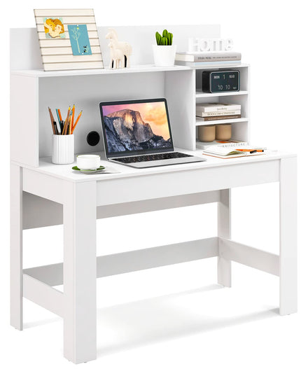 Giantex Computer Desk with Bookshelf