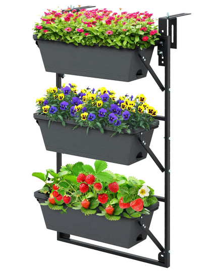 Giantex Vertical Raised Garden Bed, Hanging & Wall-Mounted Planter Garden Boxes