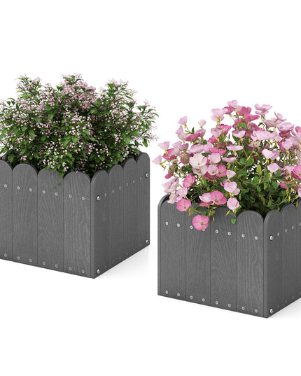 Giantex 2 Pack Rectangular Planter Box