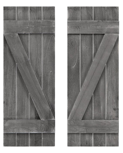 Giantex Farmhouse Window Shutters Wall Decor