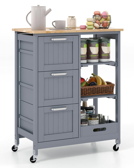 Giantex Kitchen Island Cart on Wheels