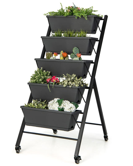Giantex Vertical Raised Garden Bed on Wheels