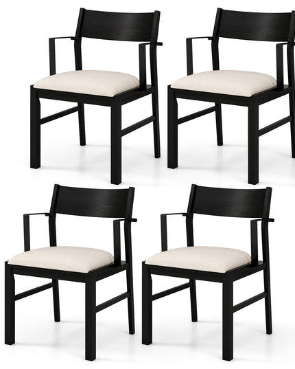 Dining Chairs Set of 2 or 4, Accent Armchairs with Padded Seat