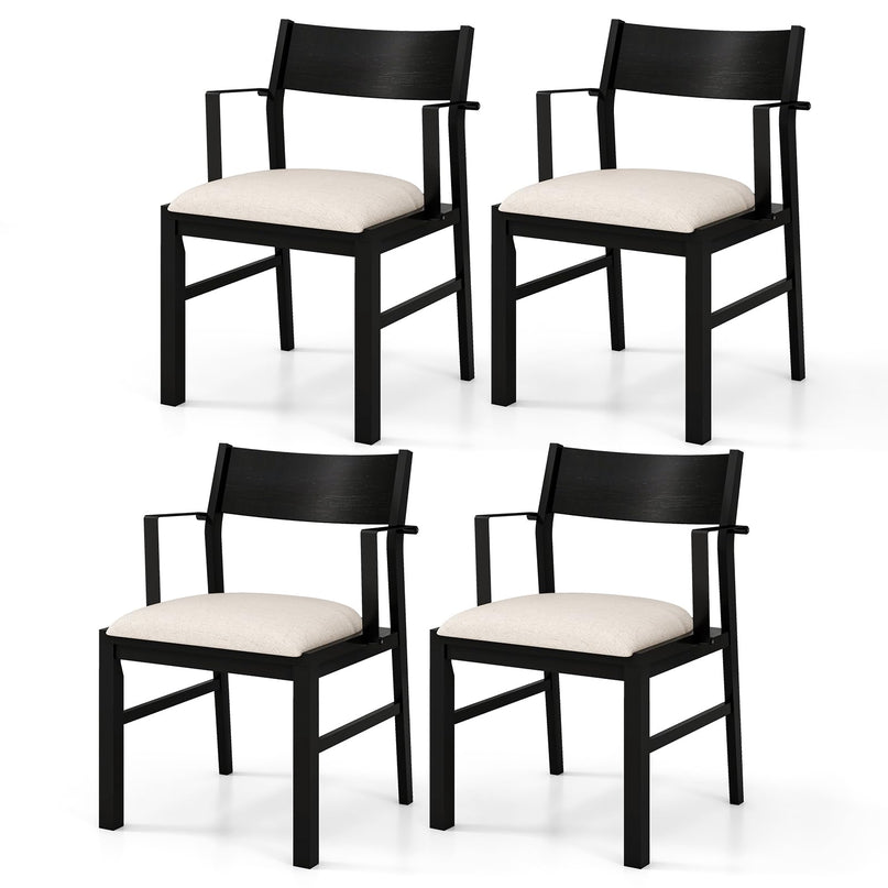 Dining Chairs Set of 2 or 4, Accent Armchairs with Padded Seat