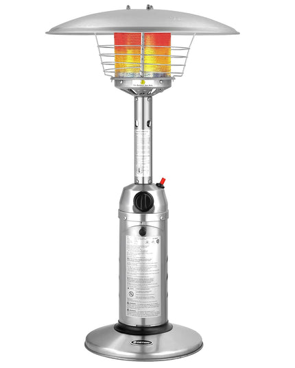 Giantex Portable Patio Tabletop Heater, 11,000 BTU Outdoor Propane Gas Table Top Heater