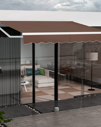Giantex Retractable Awning for Patio