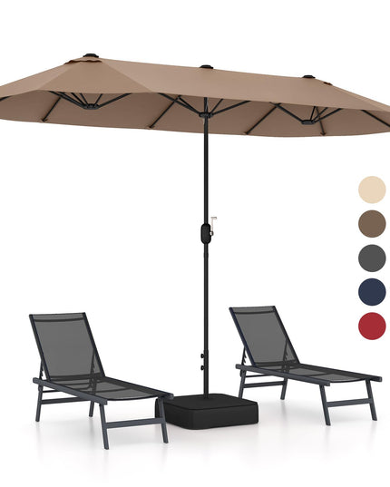 Giantex 13ft Large Patio Umbrella with Base