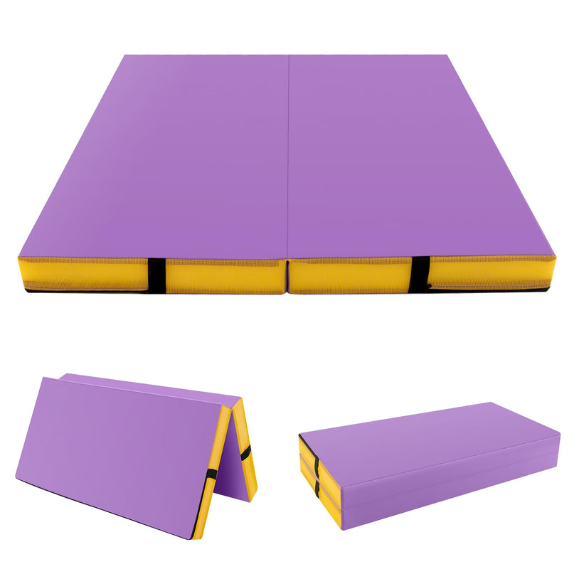 4" Thick Folding Gymnastics Mat - Giantex