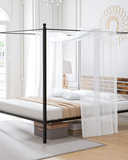 Giantex Metal Canopy Bed Frame