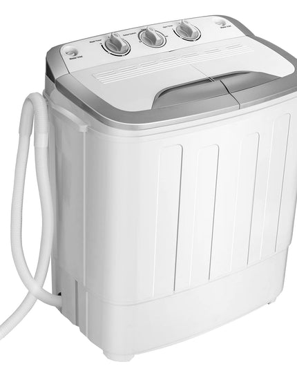 Giantex Portable Washing Machine, 13lbs Mini Twin Tub
