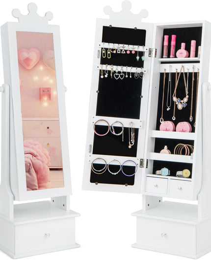 CHARMAID Jewelry Armoire Cabinet for Kids
