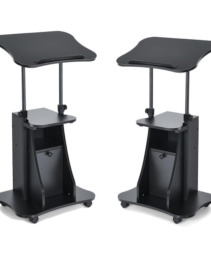 Giantex Mobile Podium Stand