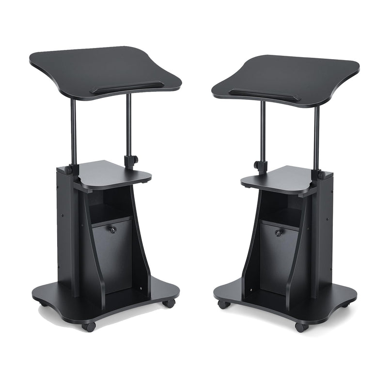Giantex Mobile Podium Stand
