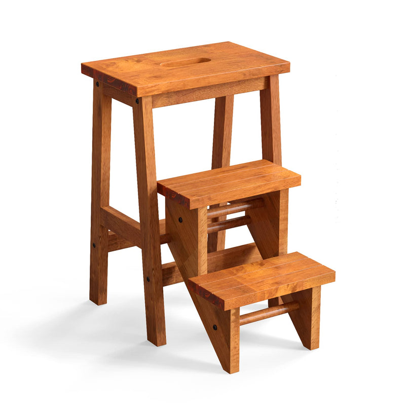 Folding 3 Tier Step Ladder - Giantex