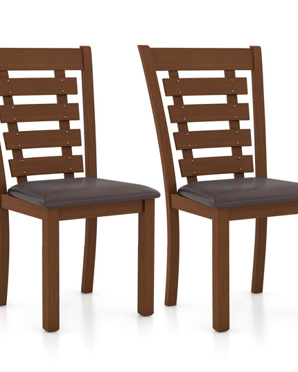 Giantex Wood Dining Chairs Set