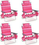 Stripe Pink / 4-Pack Chair
