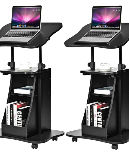 Giantex Mobile Podium Stand