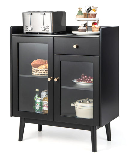 Giantex Buffet Sideboard, Modern Coffee Bar Storage Cabinet