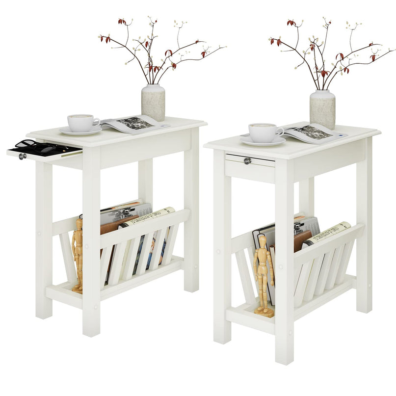 Giantex 2-Tier Narrow End Table