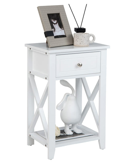 Giantex Modern X-Design Nightstand