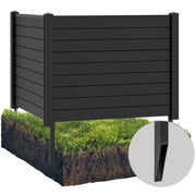 48''W x 45''H / Black / 2 Panels