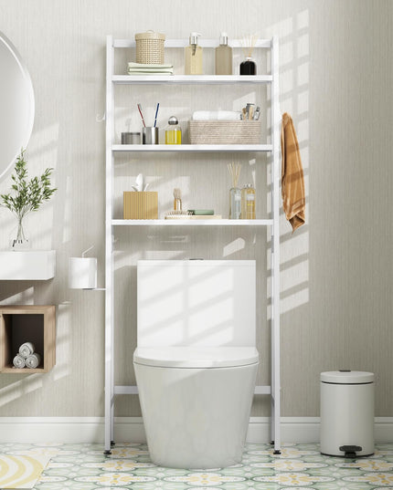 Giantex Over The Toilet Storage Shelf - 3-Tier Freestanding Above Toilet Rack