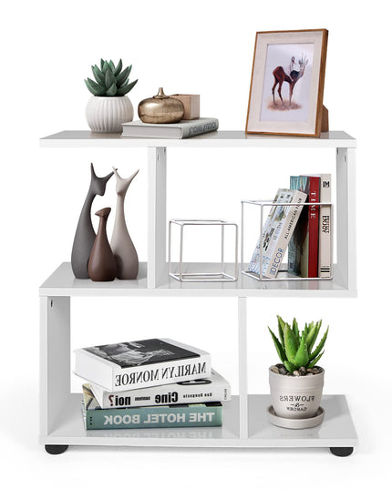 Giantex 3-Tier Geometric Bookshelf