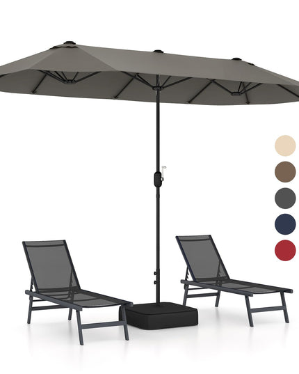 Giantex 13ft Large Patio Umbrella with Base