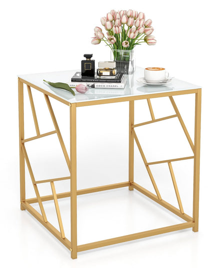 Giantex Gold Side Table