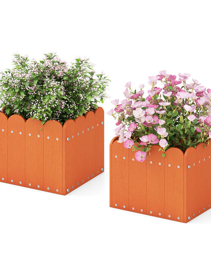 Giantex 2 Pack Rectangular Planter Box
